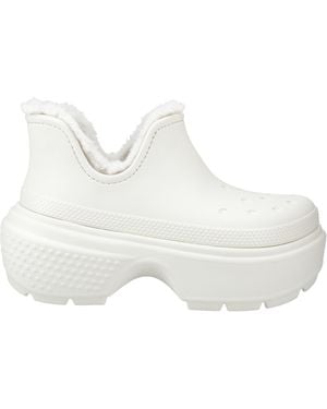 Crocs™ Stomp Shorty Boot - White