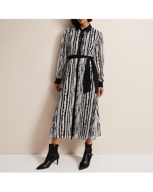 Phase Eight Ivory Serena Midi Dress - Black