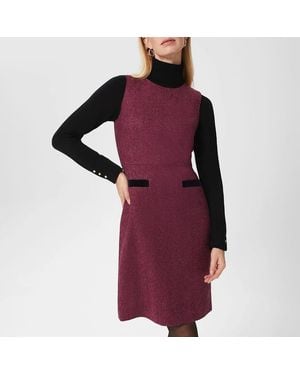Hobbs Wool Lucia Dress - Red