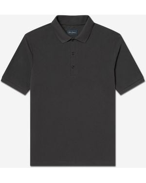 Oliver Sweeney Slate Ancrum Cotton Polo Shirt - Black
