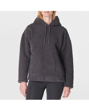 Sweaty Betty Urban Plush Textured Hoody - Grey