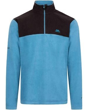 Trespass Fleece Top Curtiston At100 Polyester Bondi - Blue