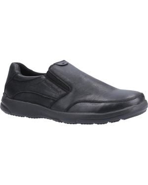 Hush Puppies Shoes Aaron Leather - Black