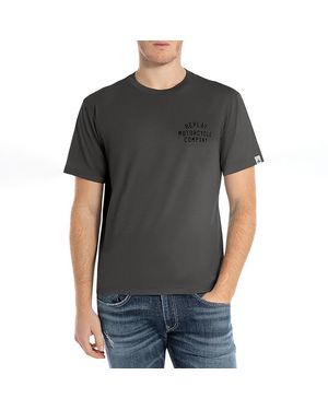 Replay Classic Cotton T-Shirt - Grey