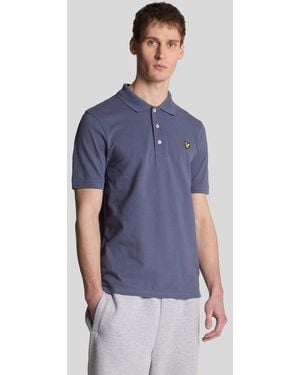Lyle & Scott Cotton Polo Shirt - Blue