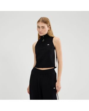 Ellesse Surista 1/4 Zip Top - Black