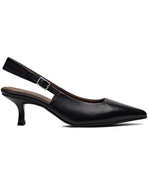 Radley Devonshire Street Point Kitten Slingback - Black