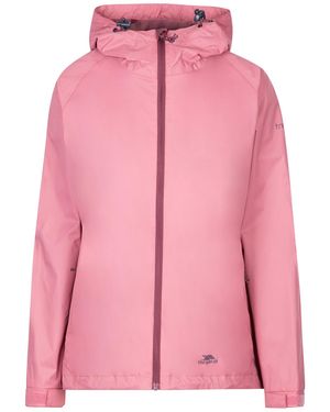 Trespass Waterproof Jacket Tayah Ii Polyamide Rose Blush - Pink