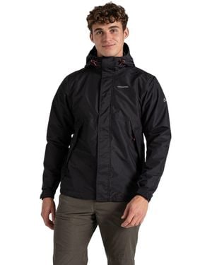 Craghoppers Waterproof Jacket Ossus Mixed - Black
