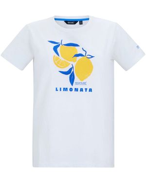 Regatta T-Shirt Filandra Vx Limonata Cotton - White
