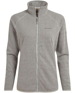 Craghoppers Fleece Jacket Tarvos Polyester Lunar Marl - Grey