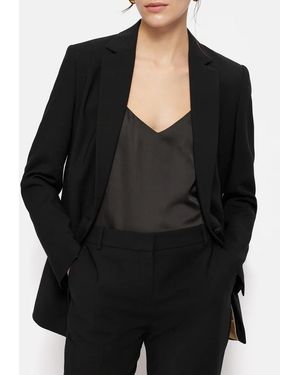 Jigsaw Fluid Twill Knox Blazer - Black