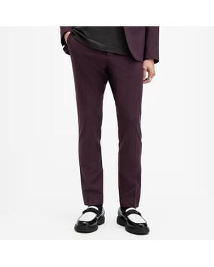AllSaints Deep Lisle Trousers - Purple