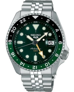 Seiko 5 Sports Ssk035K1 Skx Gmt Bi-Colour Automatic Watch - Green