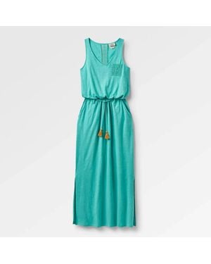Passenger Aqua Rivergate Cotton Maxi Dress - Blue