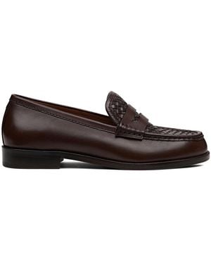 Radley Threadneedle Row Weave Classic Loafer Chocolate - Brown