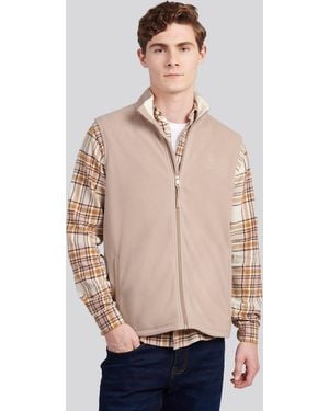 U.S. POLO ASSN. U. Polo Assn. Micro Fleece Gilet - Natural