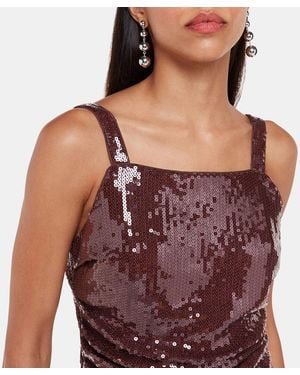Whistles Sequin Cami Top - Purple