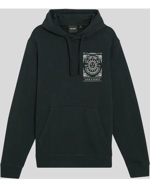 Lyle & Scott Sunshine Inn Graphic Hoodie - Blue