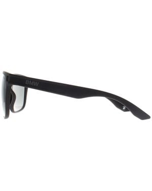 BMW Sunglasses Bw0003 02D Matte Smoke Polarized - Black