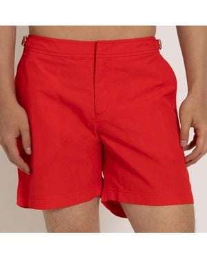 Orlebar Brown Rescue Bulldog Relaxed Swim Shorts - Red