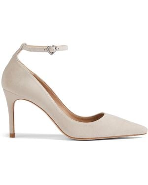L K Bennett Catelyn Leather Court Shoes - Metallic