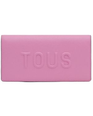 Tous Brenda Large Flap Over Wallet - Pink