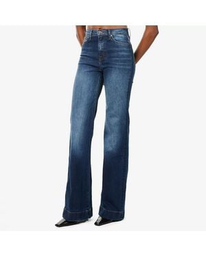 7 For All Mankind Washed Modern Dojo Stretch Jeans - Blue