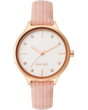 Nine West Nw-2556Rgpk Ladies Watch - White