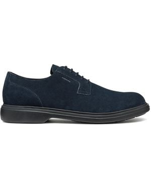 Geox Suede Ottavio Shoe - Blue