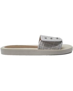 Stuart Weitzman Adjustable Sandal - Grey