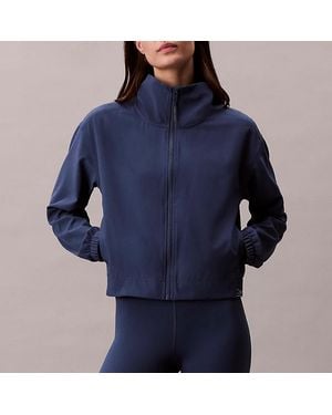 Calvin Klein Performance Windbreaker Track Jacket - Blue