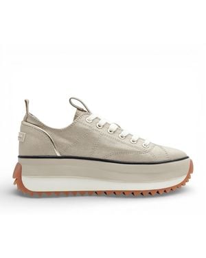 Tamaris Platform Trainers Lace-Up Trainer Shoes - White