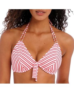 Freya Chilli New Shores Underwire Halter Bikini Top - Red