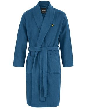 Lyle & Scott Lucas Sailor Bathrobe - Blue