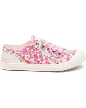 Rocket Dog Jazzin Snap Sports Trainers - Pink
