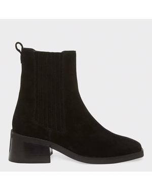 Hobbs Fran Suede Ankle Boot - Black