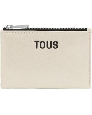 Tous Credit Card Holder Wallet New Dorp - Natural