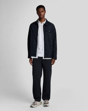Lyle & Scott Drawstring Tapered Chino - Blue