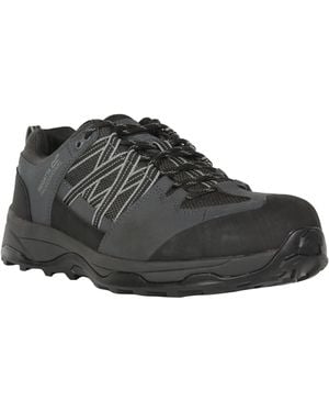 Regatta Safety Trainers Polyester/Briar - Black