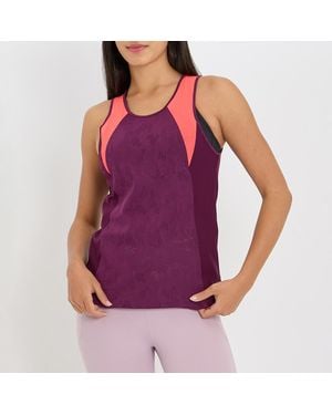 Under Armour Vanish Camo Mesh Tank - Purple