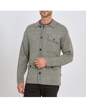 Oliver Sweeney Wool Blend Marton Cardigan - Grey