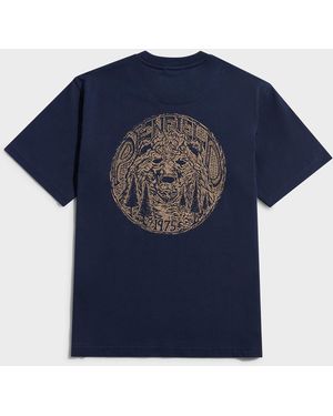 Penfield Wilde Bear Cotton T-Shirt - Blue