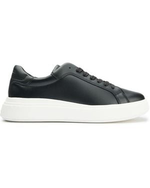 Calvin Klein Low Top Lace Trainers - Black