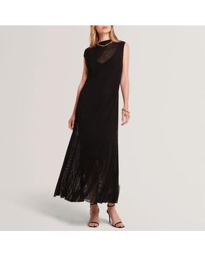 Ted Baker Celyina Sheer Detail Maxi Dress - Black