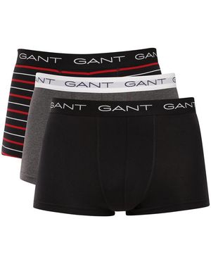 GANT Striped Trunk 3-Pack Gift Box - Black