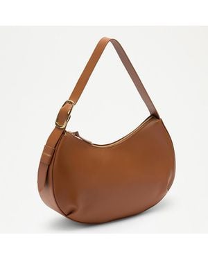 Russell & Bromley Leather Sutton Medium Shoulder Bag - Brown