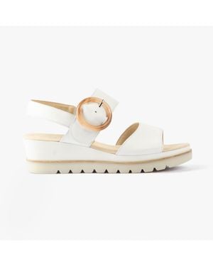 Gabor Yeo Heeled Sandals - Natural