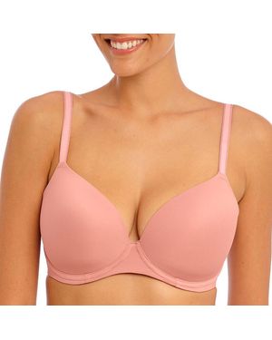 Freya Undetected Underwire Moulded T-Shirt Bra - Pink