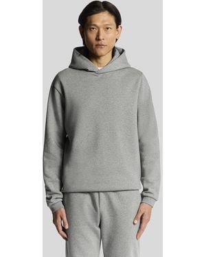Lyle & Scott Brushback Fleece Hoodie - Grey